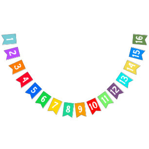 Banderines CREA-TU-PROPIO diseño de TEXTO personalizado DIY A