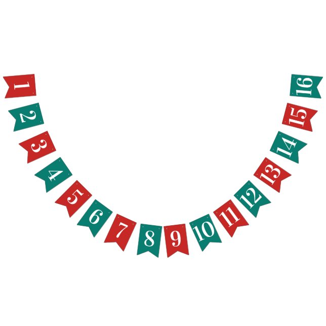 Banderines CREA-TU-PROPIO DIY Texto personalizado de Navidad (Todo)
