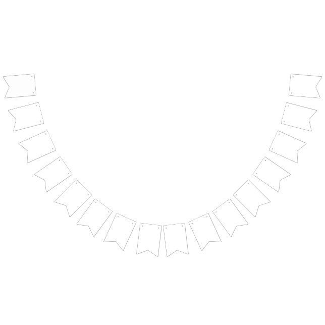 Banderines Crear su propio Personalizado sólido blanco (Todo)