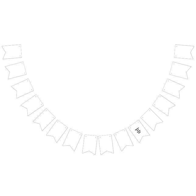 Banderines Create Your Own white  (Todo)
