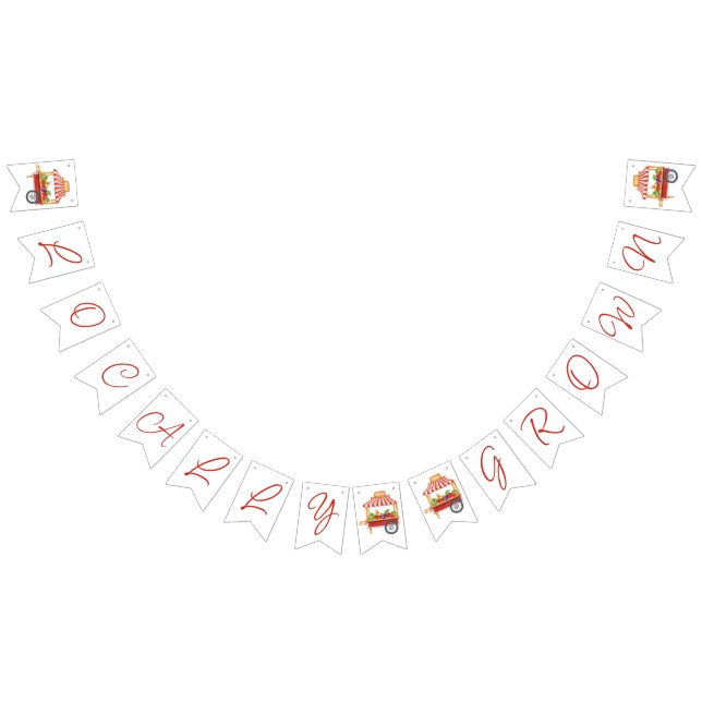 Banderines Crece localmente, Baby Shower del mercado de granj (Todo)