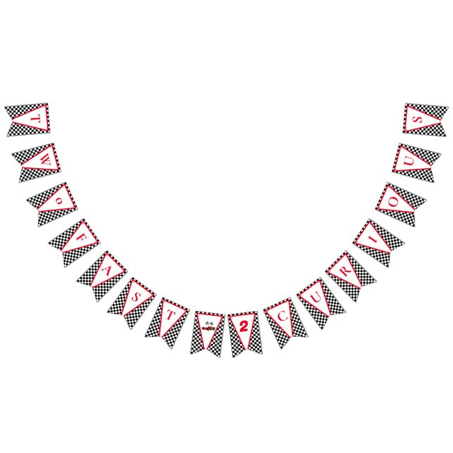 Banderines Crecer dos coches de carrera rápida niños segundo  (Todo)