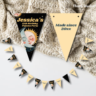 Banderines Cualquier Vejez Celestial Pajama Cumpleaños Negro