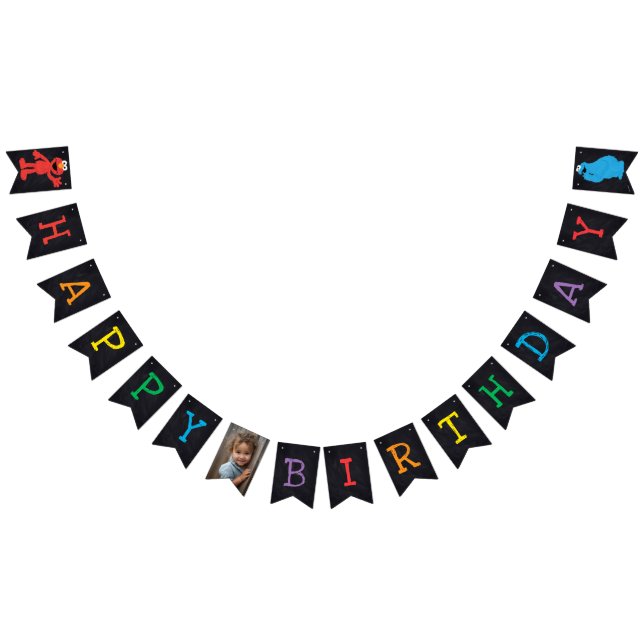 Banderines Cumpleaños de Barrio Sésamo (Todo)