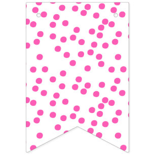 Banderines Cumpleaños de los niños - modelo de Polkadots de