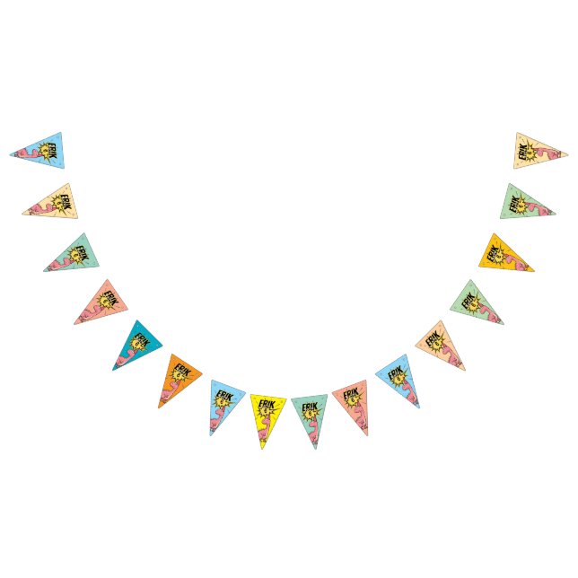 Banderines Cumpleaños de los Personalizados Cute Dinosaur (Todo)