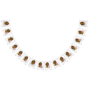 Banderines Cumpleaños de un niño amante con pipa