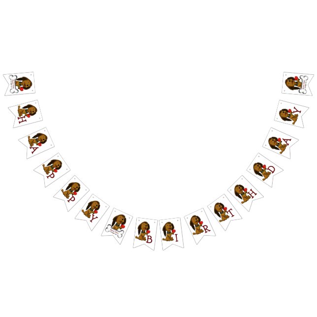 Banderines Cumpleaños de un niño amante con pipa (Todo)