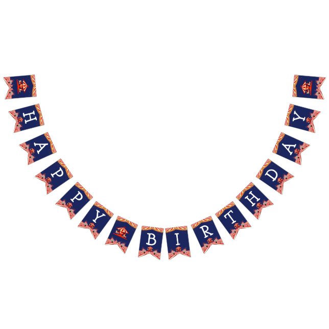 Banderines Cumpleaños del Circo (Todo)