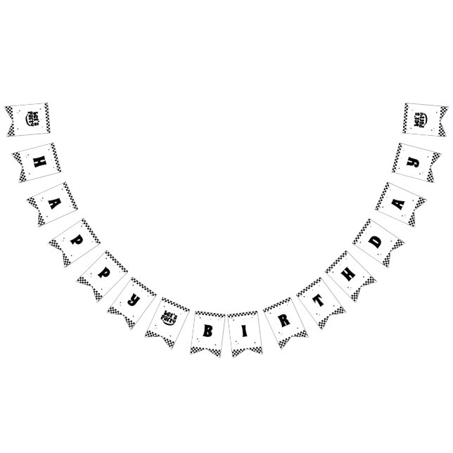 Banderines Cumpleaños del Fiesta Happy Dude (Todo)