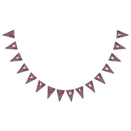 Banderines cumpleaños del graffiti