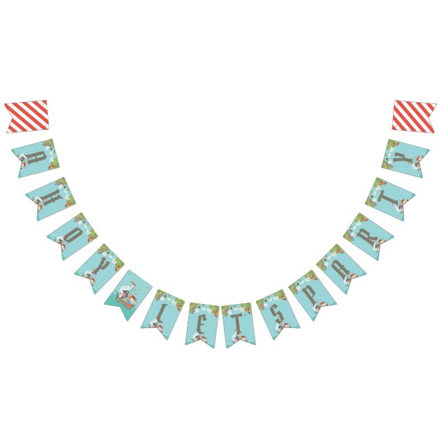 Banderines Cumpleaños del niño - Fiesta Pirata - Vamos Fiesta (Todo)