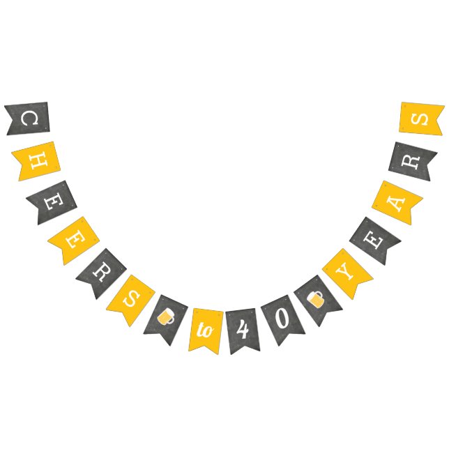 Banderines Cumpleaños del personalizado Cheers (Todo)