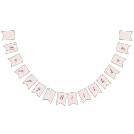 Banderines Cumpleaños del tema de la mariposa