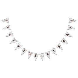 Banderines Cumpleaños del Zoológico de Petting