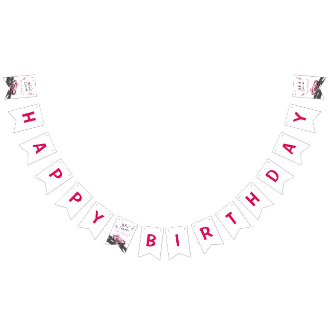 Banderines Cumpleaños Dos Rápidos Curiosos  (Todo)