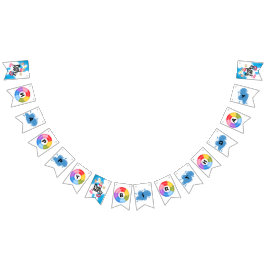 Banderines Cumpleaños feliz del Fiesta de la piscina