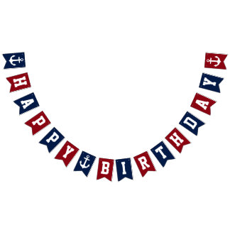 Banderines Cumpleaños Feliz Náutico