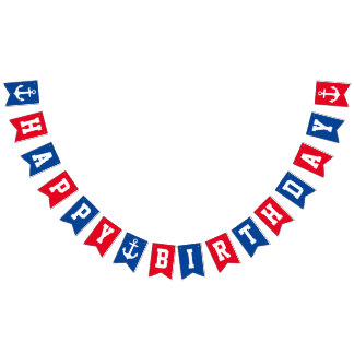Banderines Cumpleaños Feliz Náutico