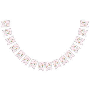 Banderines Cumpleaños. Unas Unicornios.