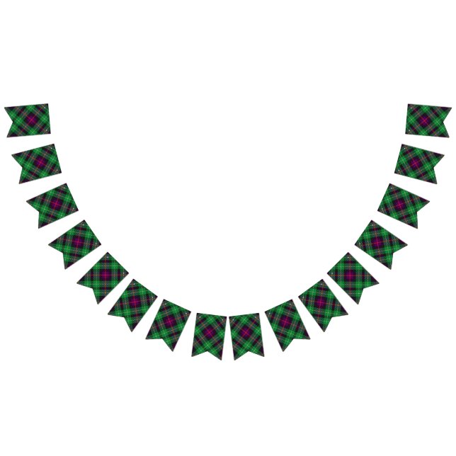 Banderines Cunningham Green y Blue Tartán (Todo)