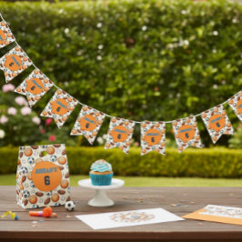 Banderines Custom Birthday Sports Theme