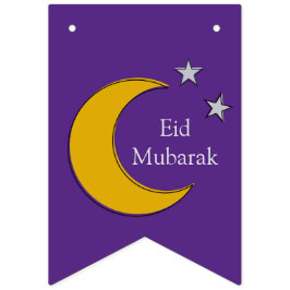 Banderines Customizable Modern Minimalist Eid Bunting -