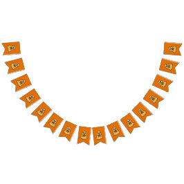 Banderines Cute Ghost Halloween Bunting Banner
