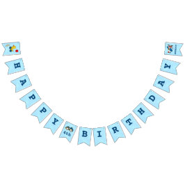 Banderines Cute Kids Toys Feliz cuarto cumpleaños Fiesta