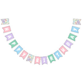 Banderines Cute Pastel Balloon Animal Birthday Girl