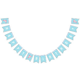 Banderines Cute Pink Axolotl Underwater Birday Party