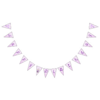 Banderines Cute Purple Axolotl Boba Tea Kids Cumpleaños