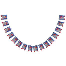 Banderines Cute Santa Bunny