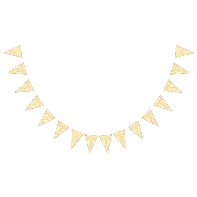 Banderines Cute Star Happy Birday (Todo)