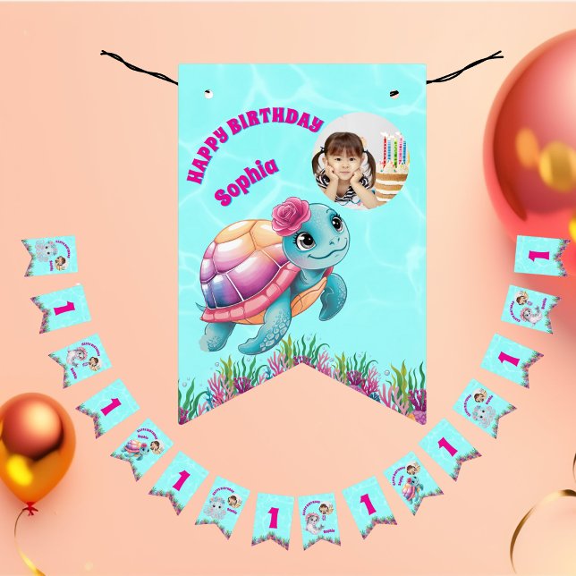 Banderines Cute y caprichosa criatura del océano floral foto  (Subido por el creador)