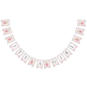 Banderines Cute, yo soy un Chica acuarela, cactus cardíacos