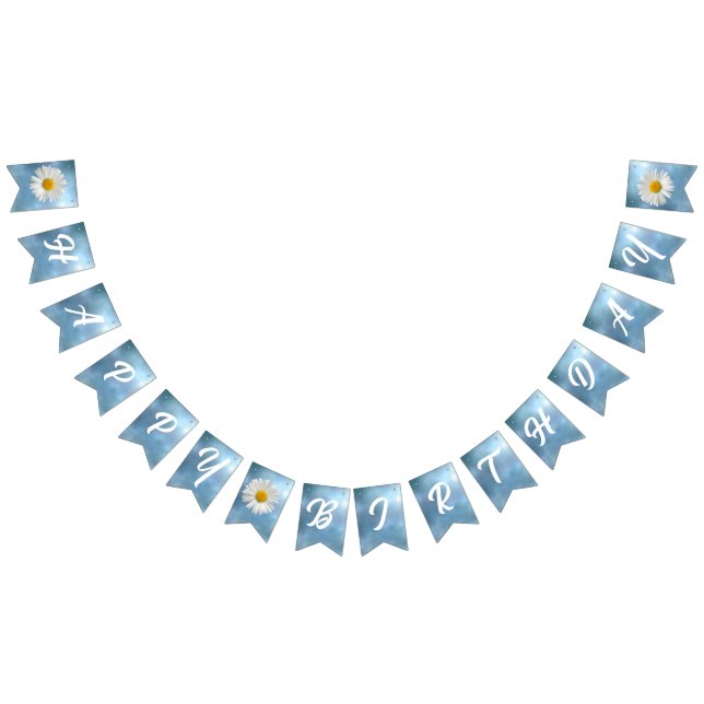 Banderines Daisy blanco alegre (Todo)