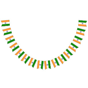 Banderines de la bandera india