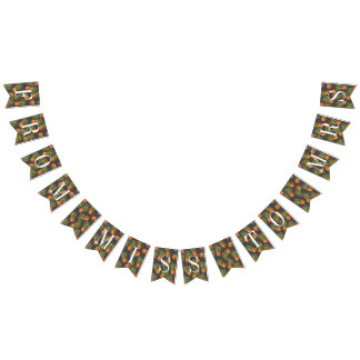 Banderines De Miss a Mrs. Banner Bunting