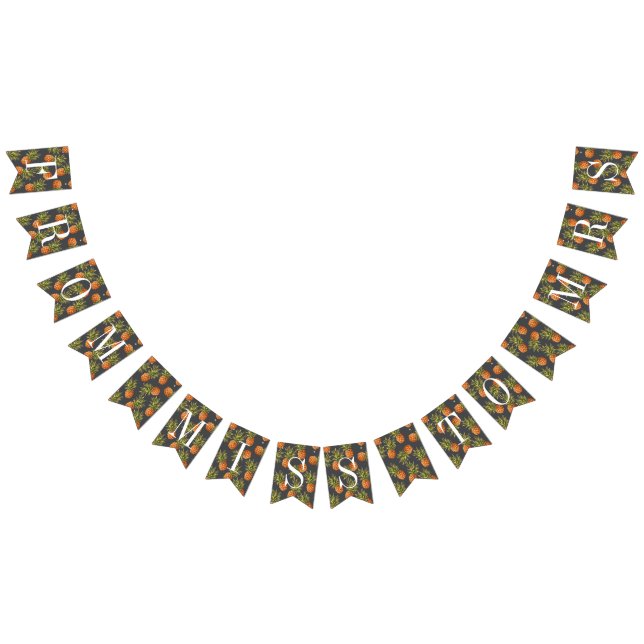 Banderines De Miss a Mrs. Banner Bunting (Todo)