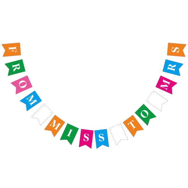 Banderines De Miss A Sra. (Todo)