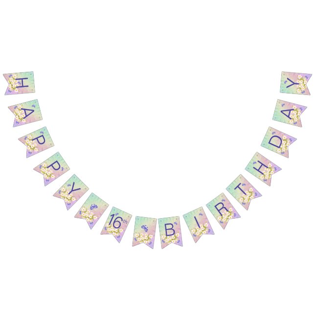 Banderines décimosexto Jardín del arco iris de la mariposa (Todo)