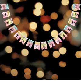 Banderines Decoración de Banner de Ramadan Mubarak