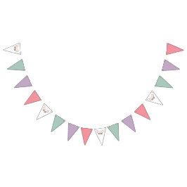Banderines Decoración de cumpleaños con guirnalda y cuernos d