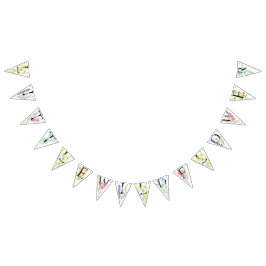 Banderines Decoración de la fiesta de cumpleaños de Little Wi