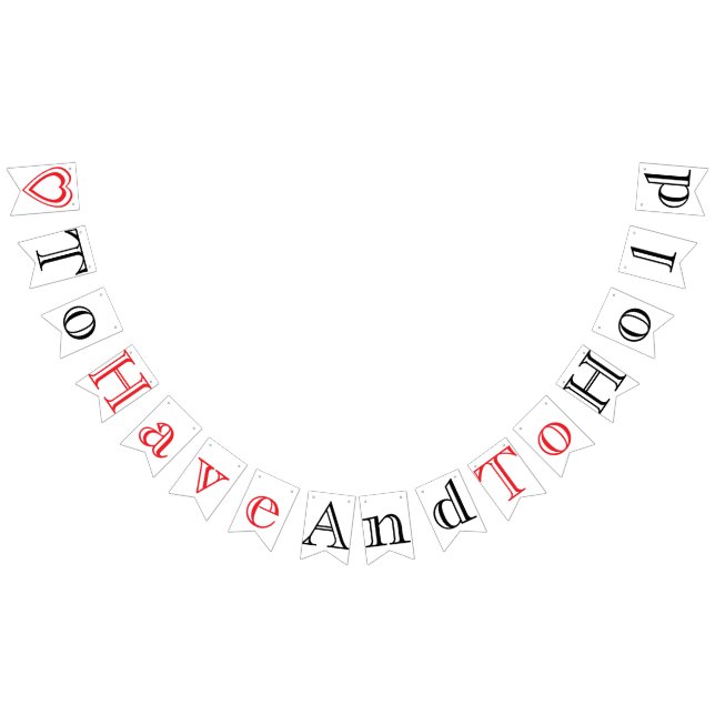 BANDERINES DECORACIÓN DE RÓTULO BODA (Todo)