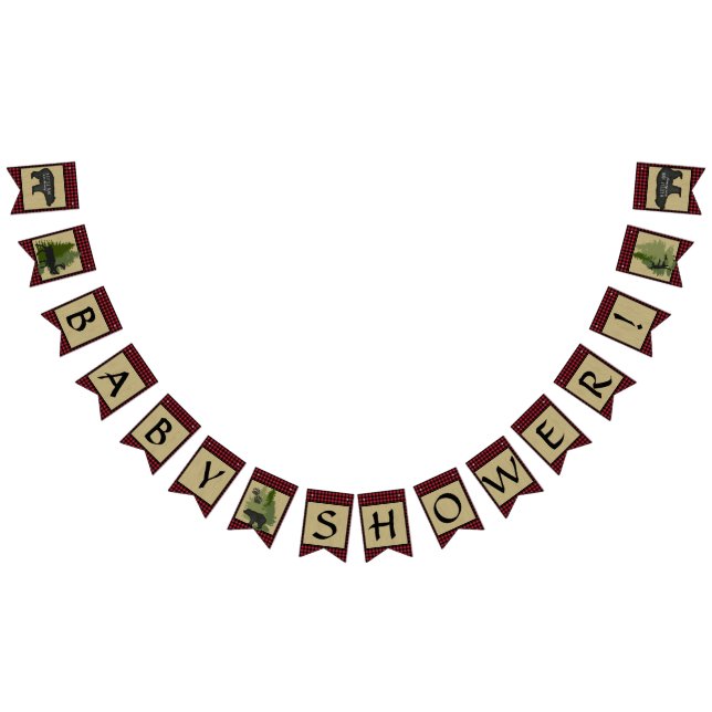 Banderines Decoración del fiesta de Baby Shower del muchacho (Todo)