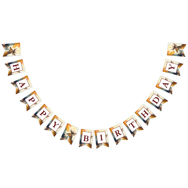 Banderines Deer acuático de las vibraciones de otoño - Cumple (Todo)