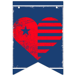 Banderines del 4 de julio al estilo americano