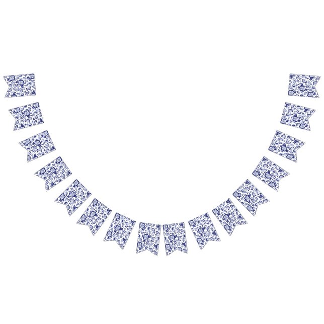 Banderines Delfts Blauw | Recepción Delft Blue Dutch Wedding (Todo)